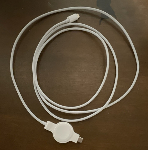 White magnetic charging cable - magnetic,